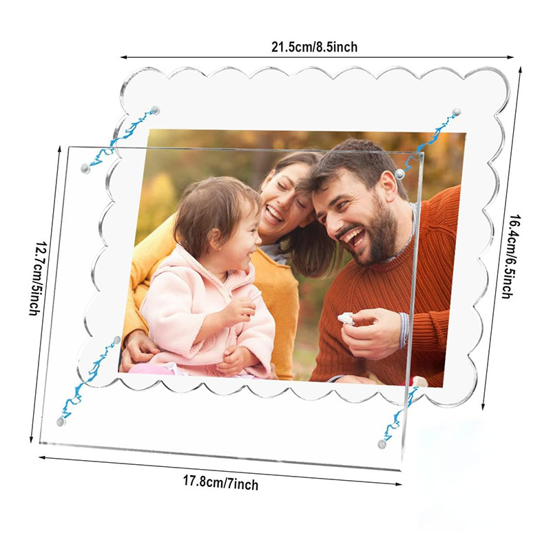 Acrylic Scallop Picture Frame